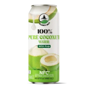 100% Coconut Water with Pulp – Natural Hydration (Can)