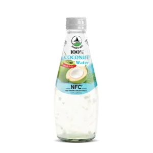 100% Coconut Water with Pulp – Premium Glass Bottle