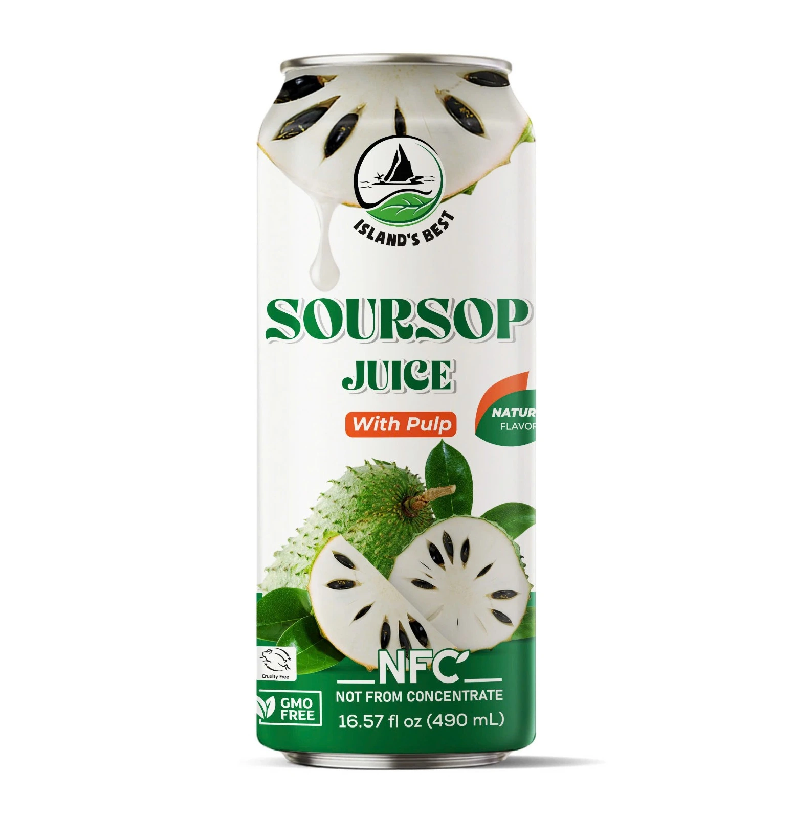 100% Soursop Juice with Pulp – Exotic & Refreshing